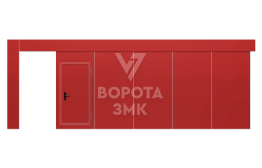 Ворота раздвижные 2500×2000 ЗМК-4965