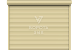 Рулонные ворота 2600×2300 для въезда на участок ЗМК-2299